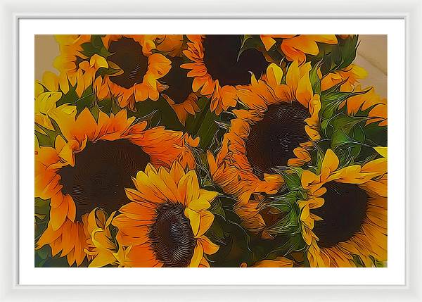 Sunflowers - Framed Print
