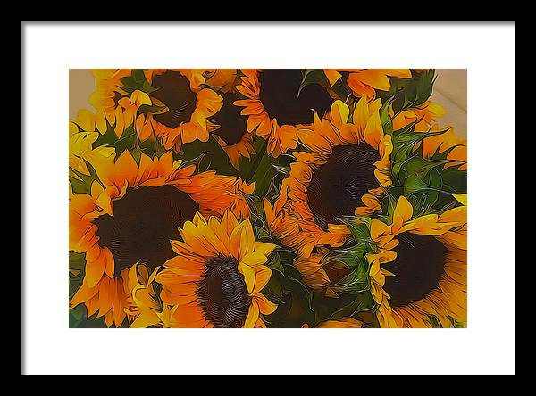 Sunflowers - Framed Print