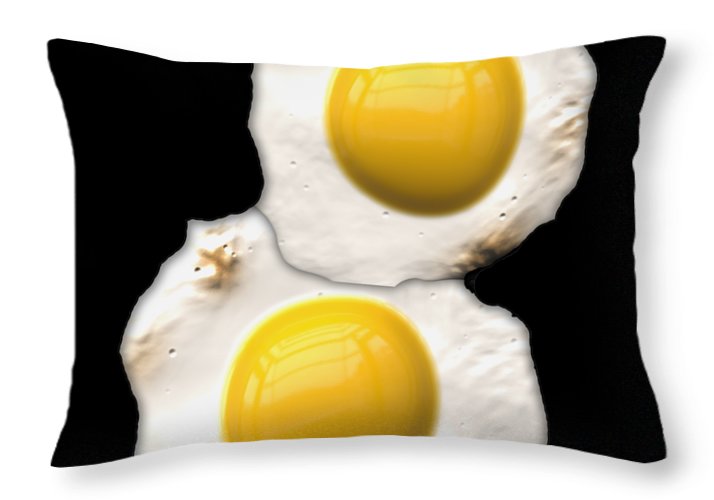Sunny Side Up Eggs - Throw Pillow