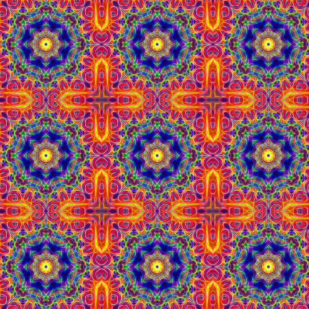 Sunrise Kaleidoscope Digital Image Download