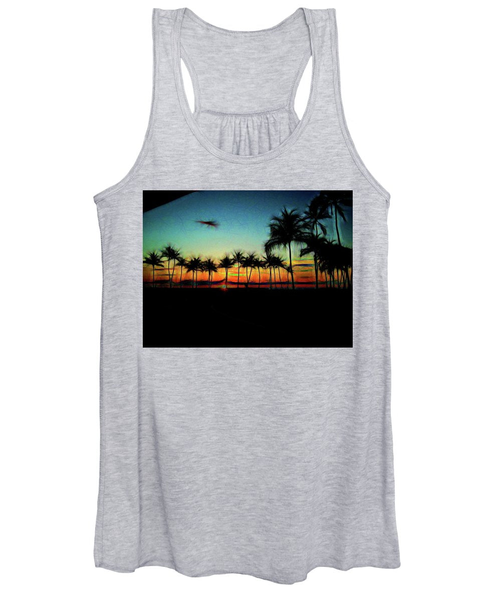 Sunset From The Car - Women's Tank Top