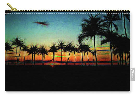 Sunset From The Car - Carry-All Pouch