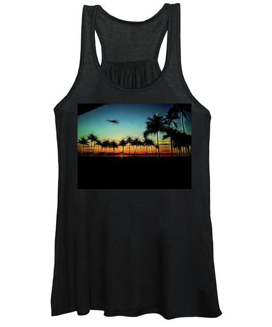 Sunset From The Car - Women's Tank Top