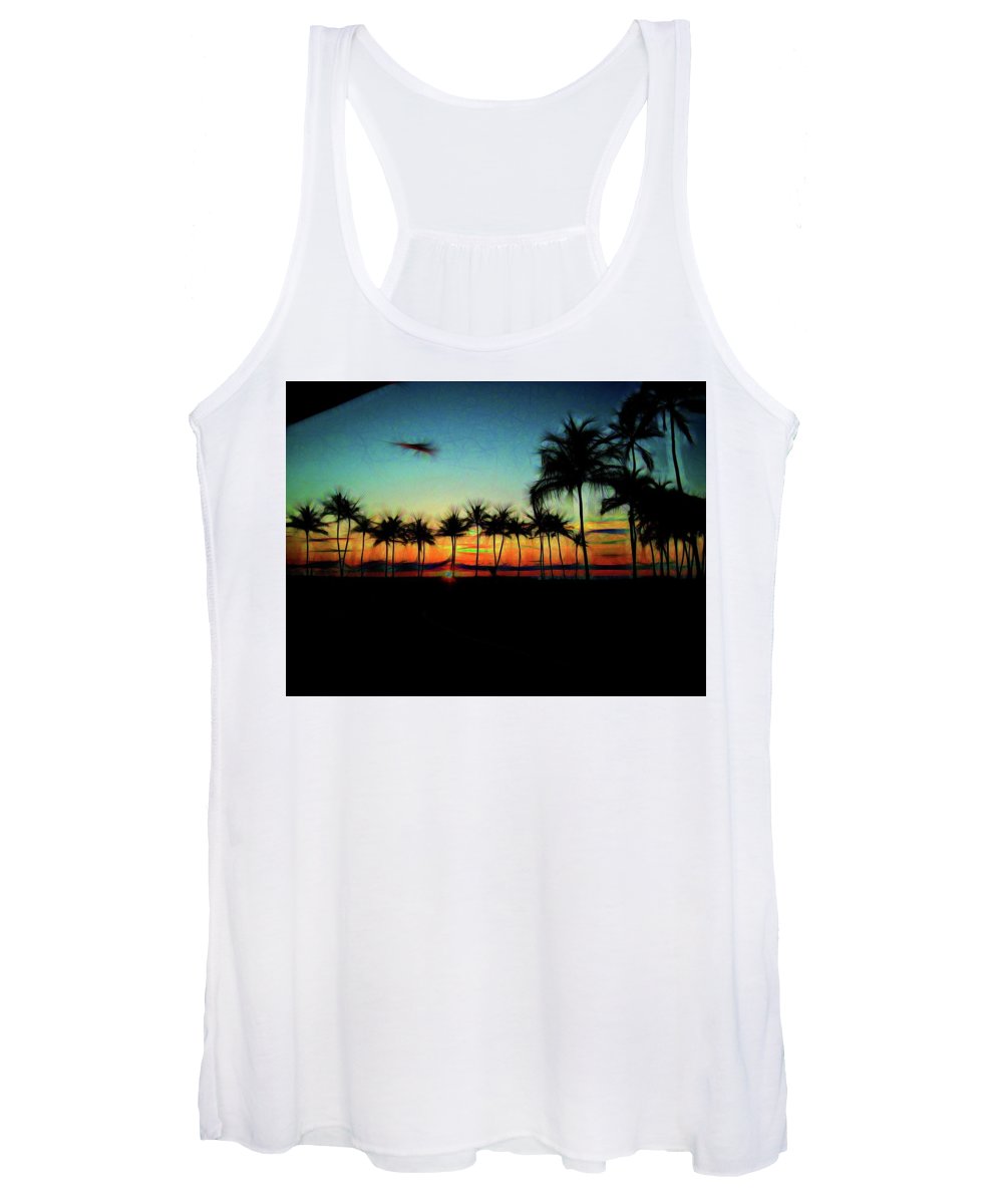 Sunset From The Car - Women's Tank Top