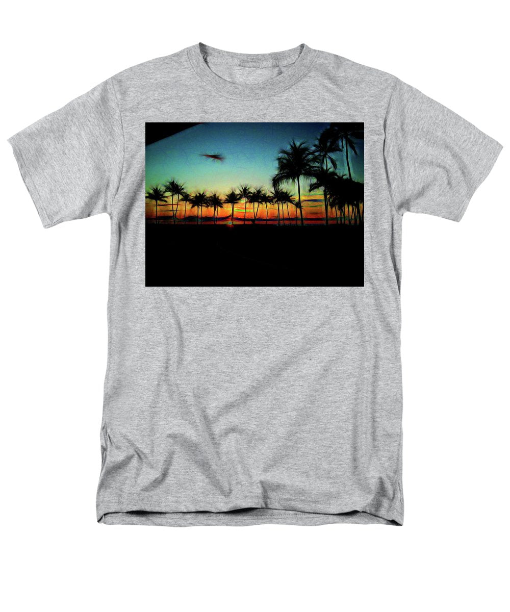 Sunset From The Car - Men's T-Shirt (Regular Fit)