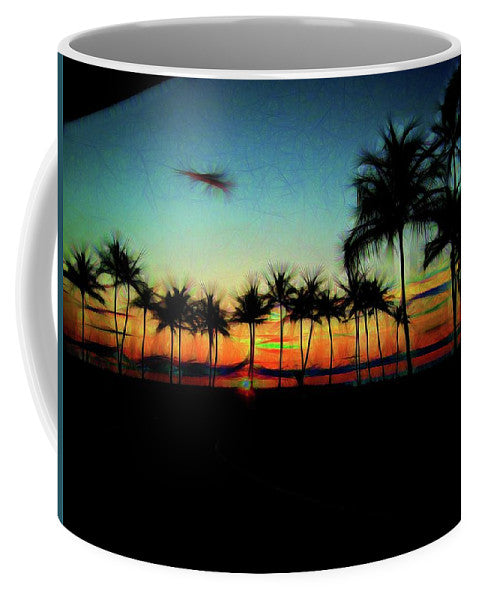 Sunset From The Car - Mug