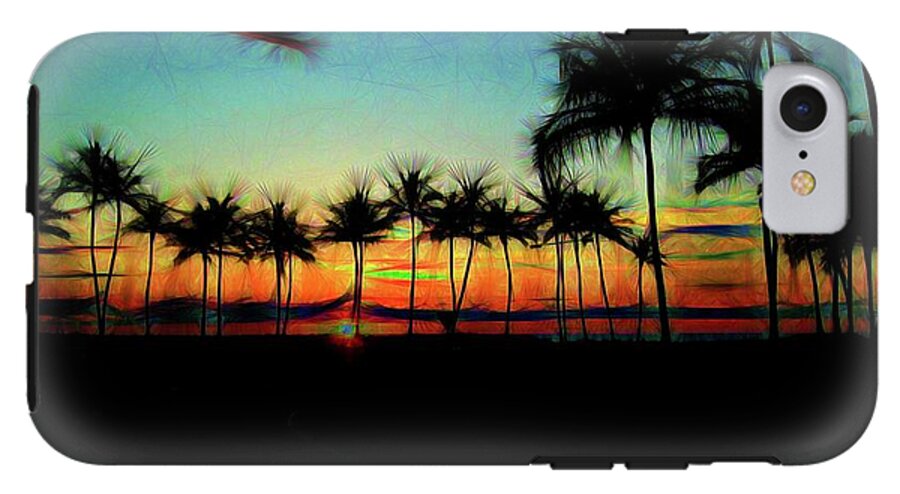 Sunset From The Car - Phone Case