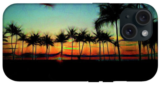 Sunset From The Car - Phone Case