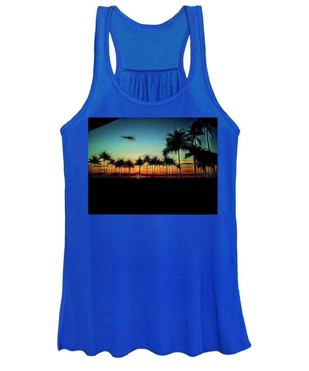 Sunset From The Car - Women's Tank Top