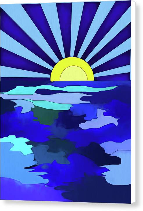 Sunset on The Lake - Canvas Print