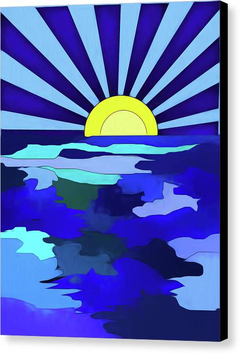 Sunset on The Lake - Canvas Print