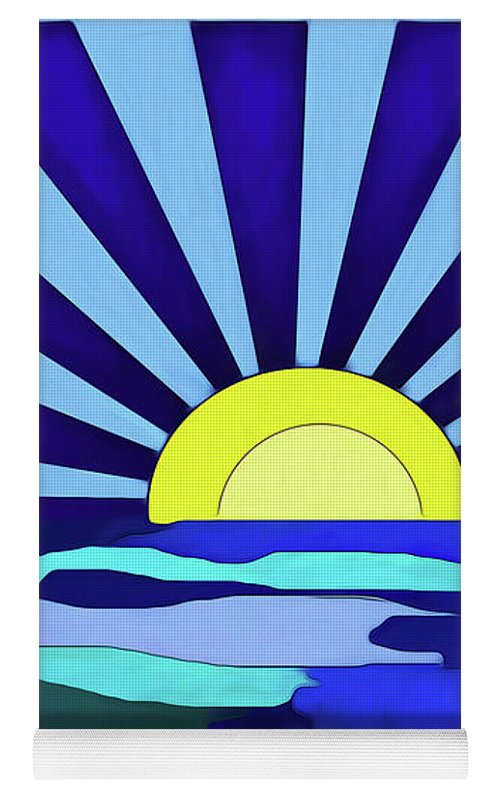 Sunset on The Lake - Yoga Mat