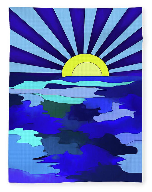 Sunset on The Lake - Blanket