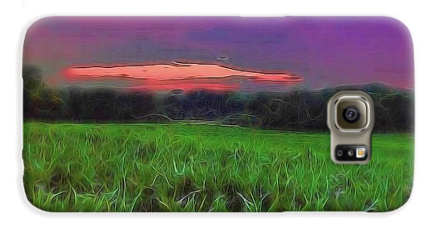 Sunset Over a Cornfield - Phone Case
