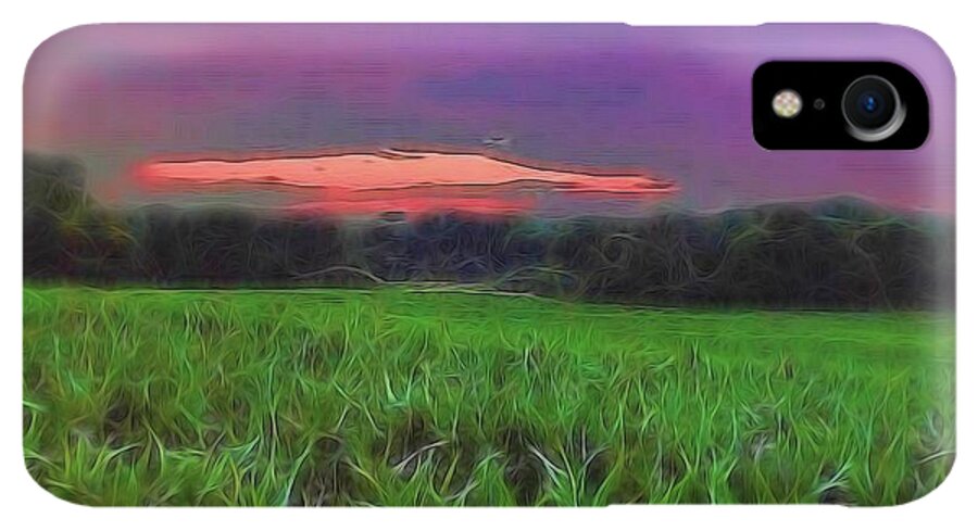 Sunset Over a Cornfield - Phone Case