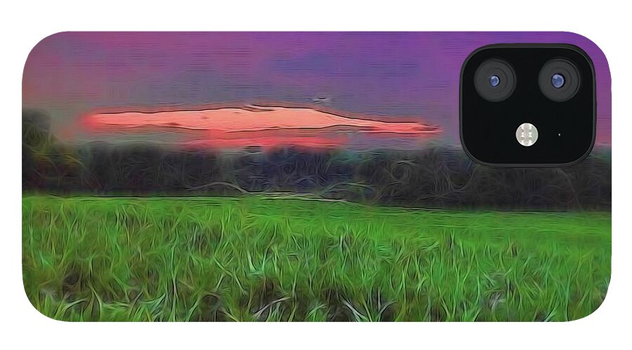 Sunset Over a Cornfield - Phone Case