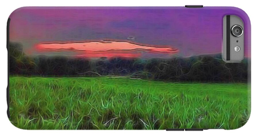 Sunset Over a Cornfield - Phone Case