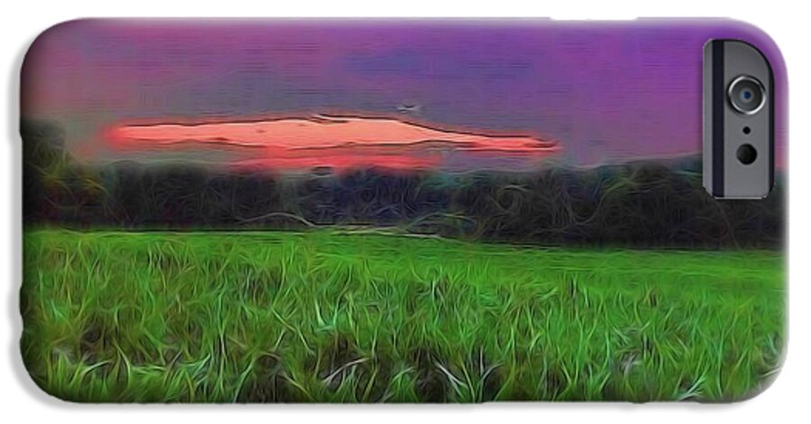 Sunset Over a Cornfield - Phone Case