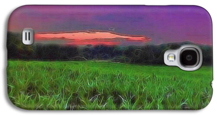 Sunset Over a Cornfield - Phone Case