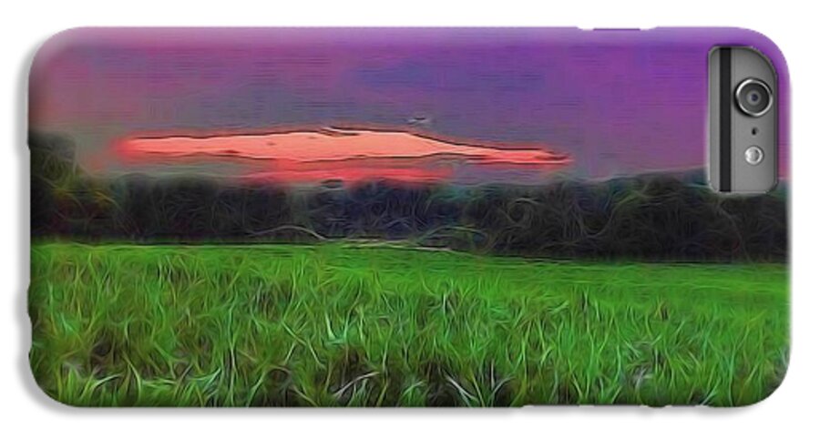 Sunset Over a Cornfield - Phone Case