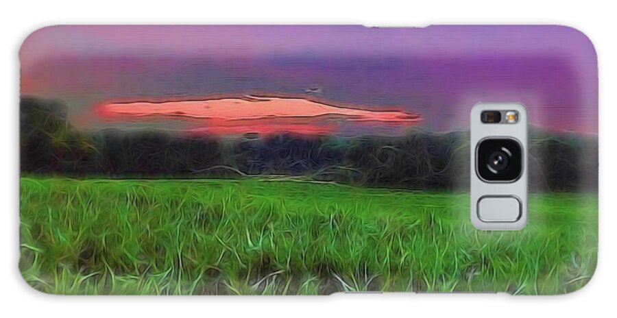 Sunset Over a Cornfield - Phone Case