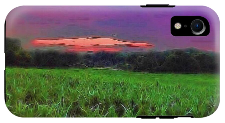 Sunset Over a Cornfield - Phone Case