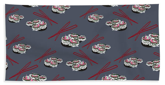 Sushi Pattern - Beach Towel