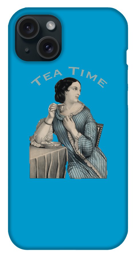 Tea Time Vintage Woman - Phone Case
