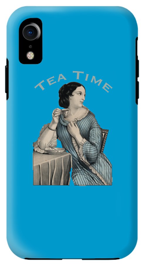 Tea Time Vintage Woman - Phone Case