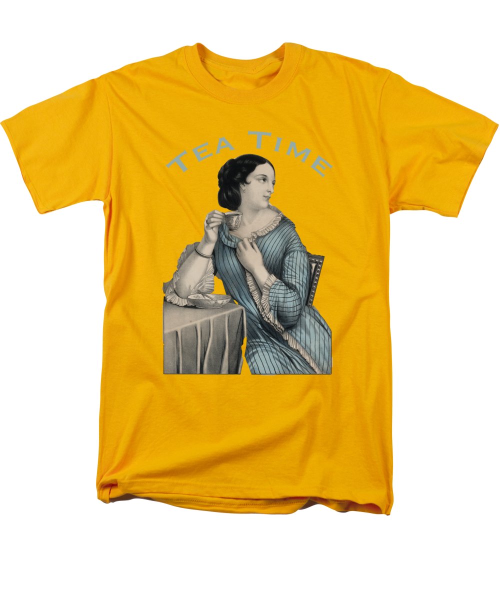 Tea Time Vintage Woman - Men's T-Shirt (Regular Fit)