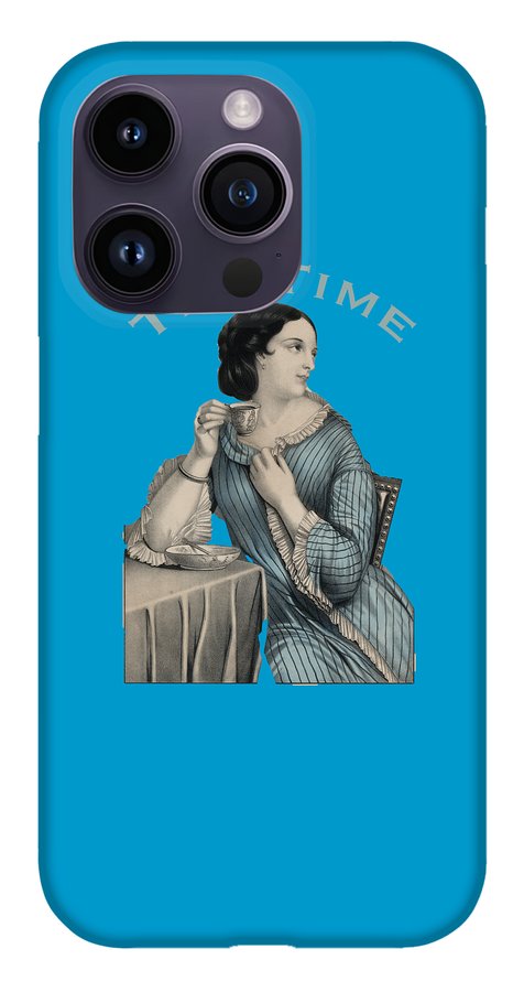 Tea Time Vintage Woman - Phone Case