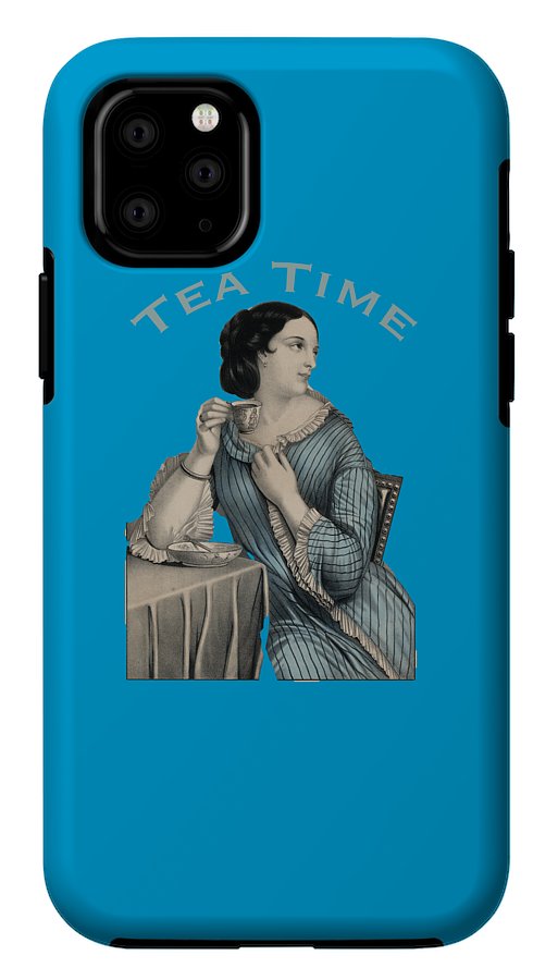 Tea Time Vintage Woman - Phone Case