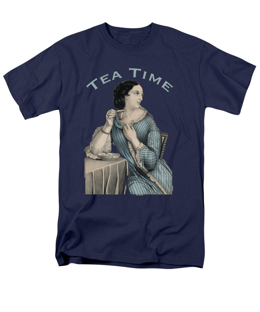 Tea Time Vintage Woman - Men's T-Shirt (Regular Fit)