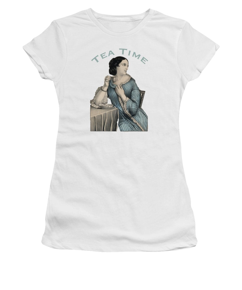 Tea Time Vintage Woman - Women's T-Shirt