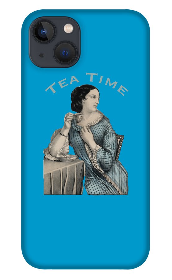 Tea Time Vintage Woman - Phone Case