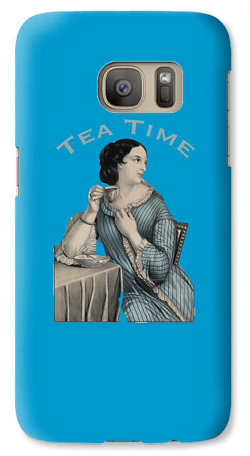 Tea Time Vintage Woman - Phone Case