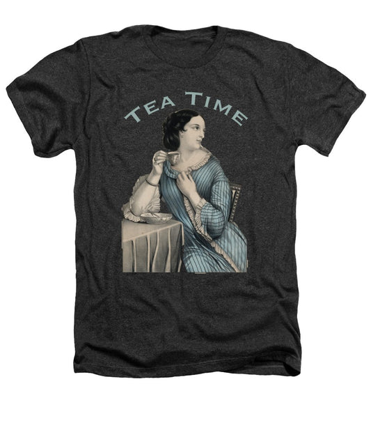 Tea Time Vintage Woman - Heathers T-Shirt