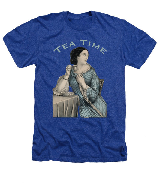 Tea Time Vintage Woman - Heathers T-Shirt