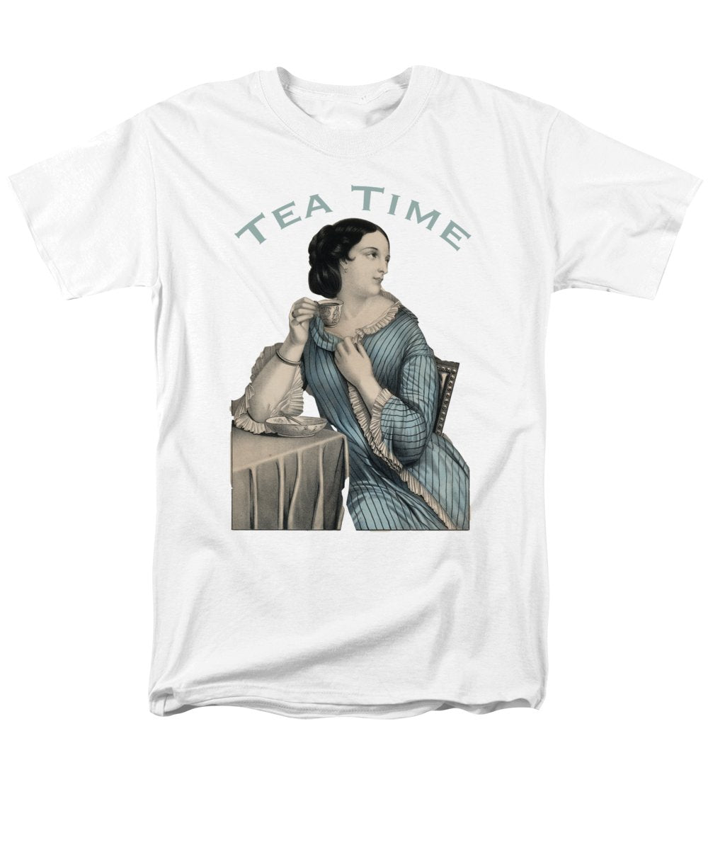 Tea Time Vintage Woman - Men's T-Shirt (Regular Fit)