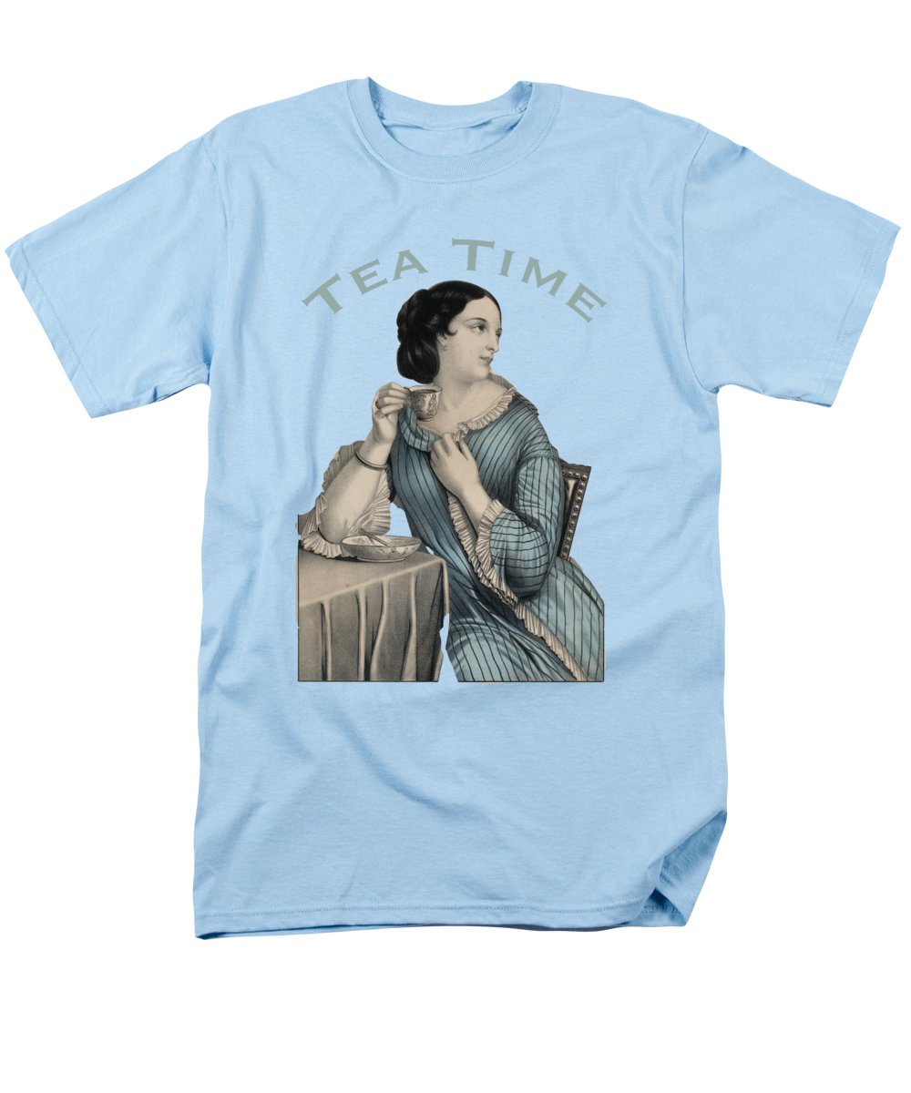 Tea Time Vintage Woman - Men's T-Shirt (Regular Fit)