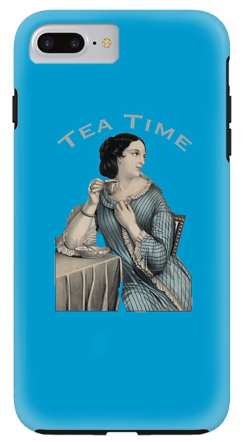 Tea Time Vintage Woman - Phone Case