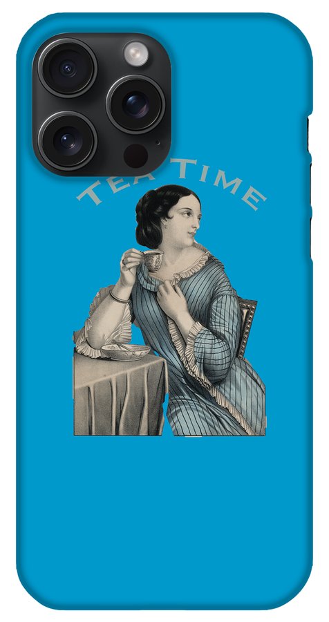 Tea Time Vintage Woman - Phone Case