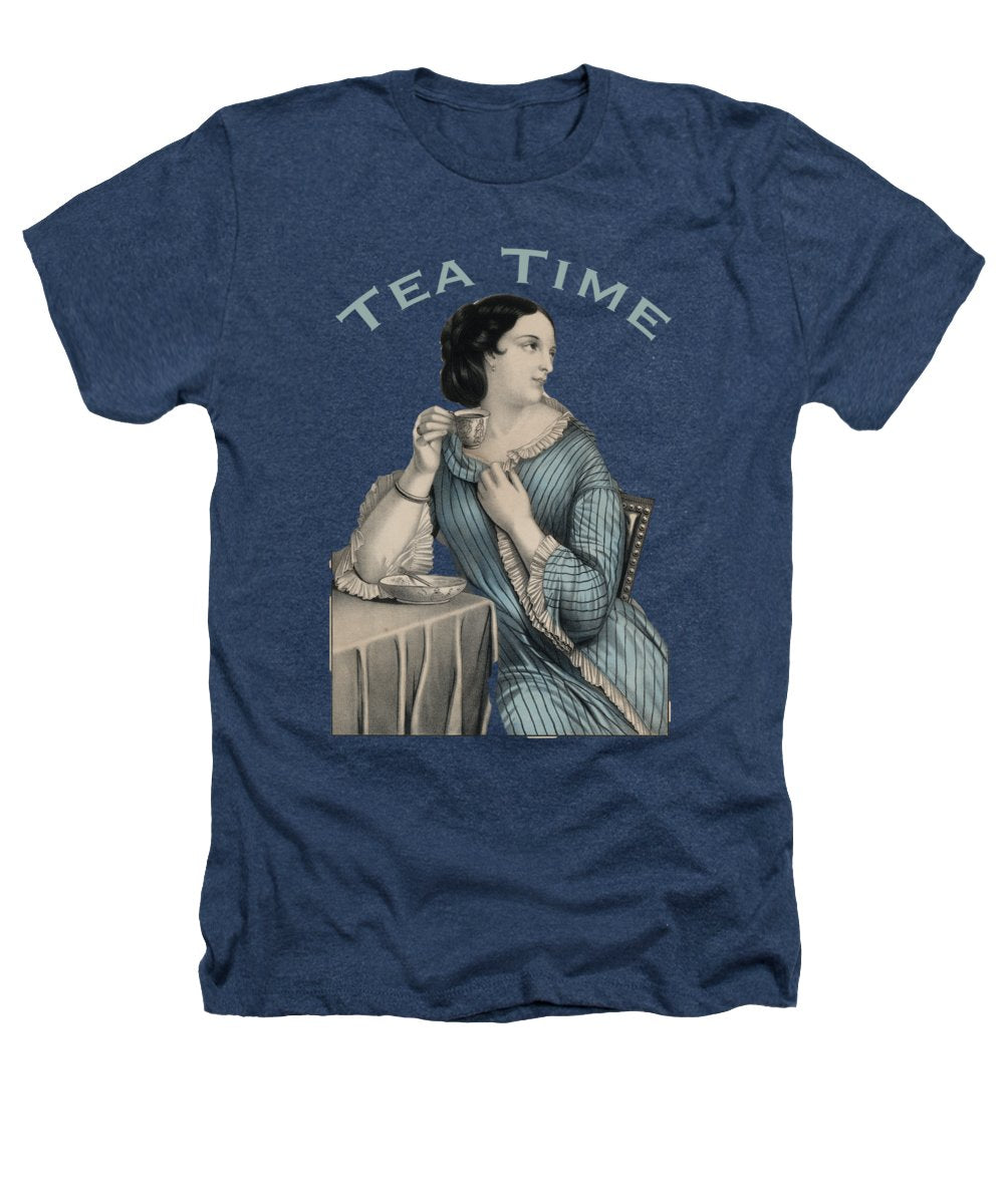 Tea Time Vintage Woman - Heathers T-Shirt