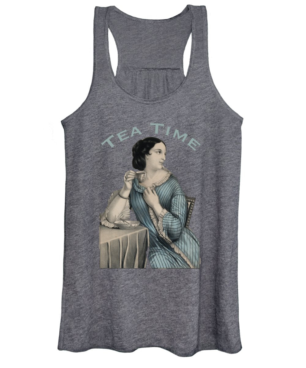 Tea Time Vintage Woman - Women's Tank Top