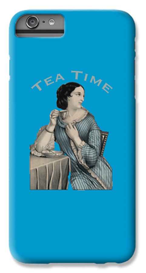 Tea Time Vintage Woman - Phone Case