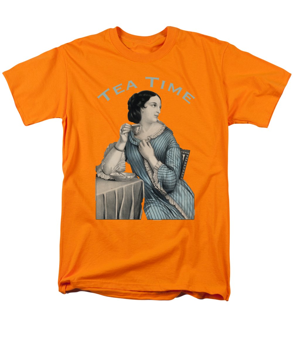 Tea Time Vintage Woman - Men's T-Shirt (Regular Fit)