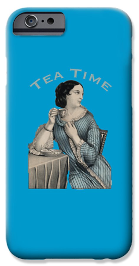 Tea Time Vintage Woman - Phone Case