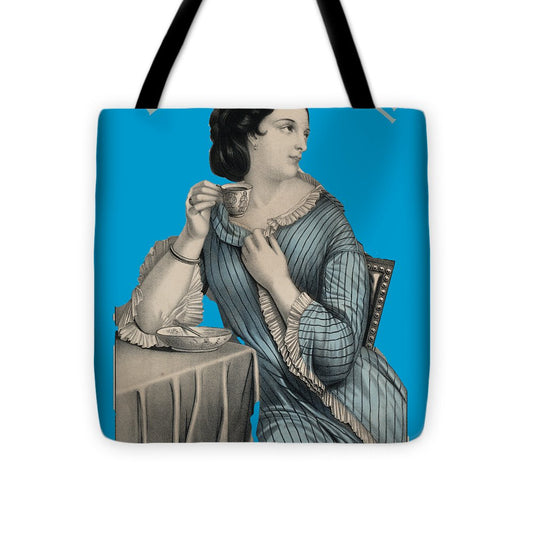 Tea Time Vintage Woman - Tote Bag