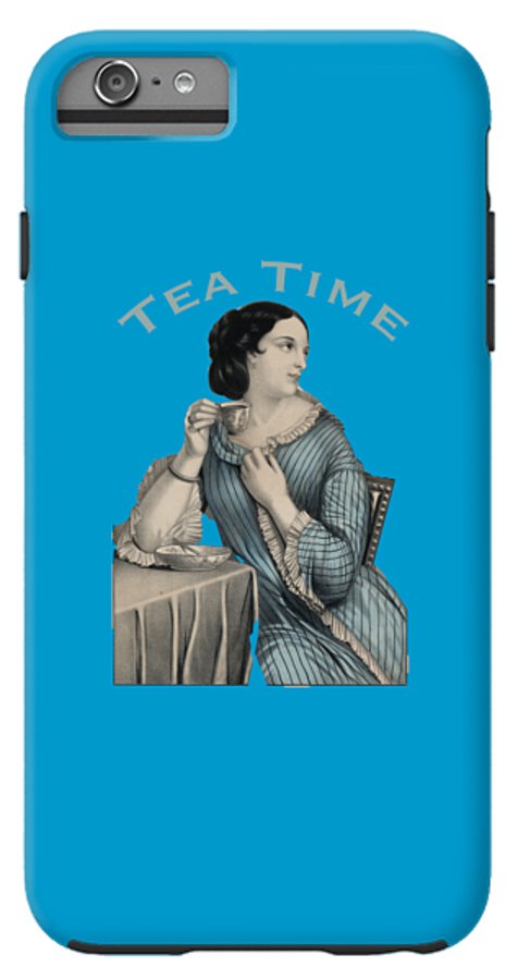 Tea Time Vintage Woman - Phone Case