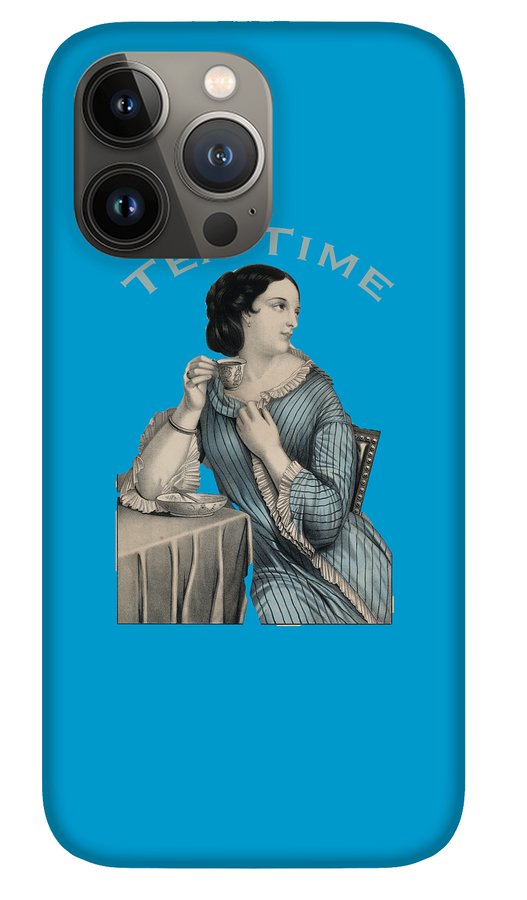 Tea Time Vintage Woman - Phone Case